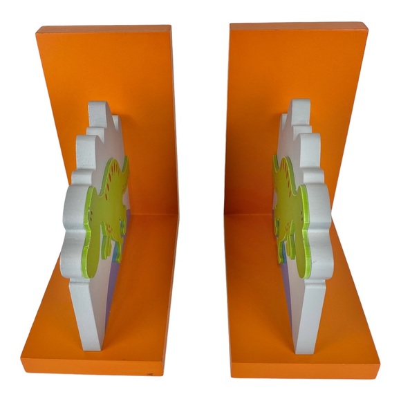 CREATIVE CONCEPTS For Kids ☆ T-Rex Dinosaur Wood Bookends - Picture 7 of 8